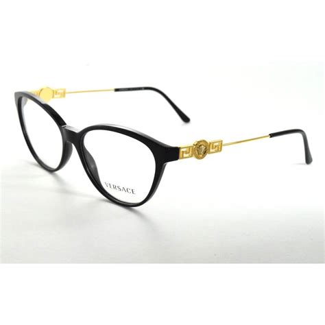 black and gold versace frames